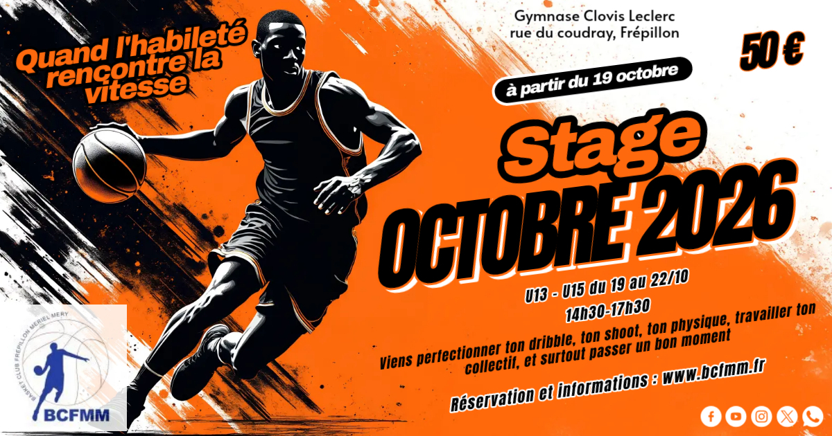 Stage Octobre U13 - U15